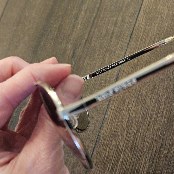 ♠️ Kate Spade Gold Aviator Sunglasses with Case - Picture 2 of 14